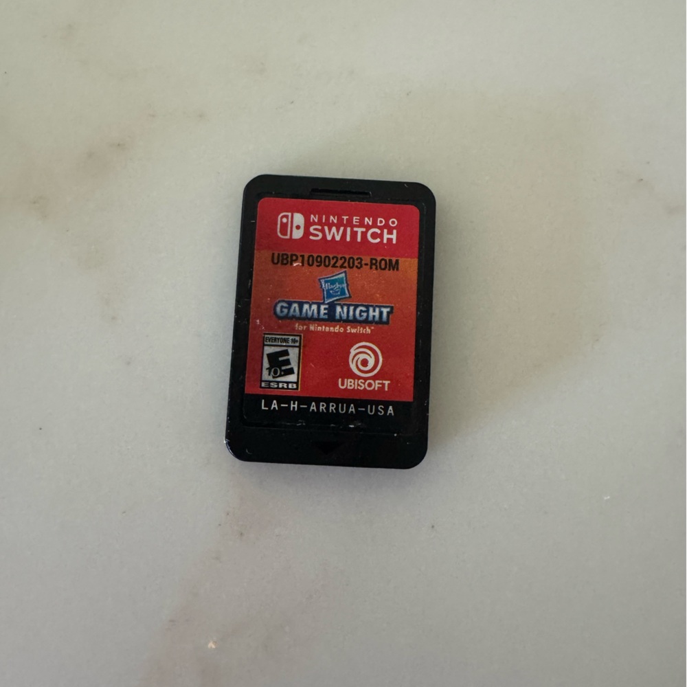 Nintendo Switch GAMENIGHT Game Card  with Red and Black Design